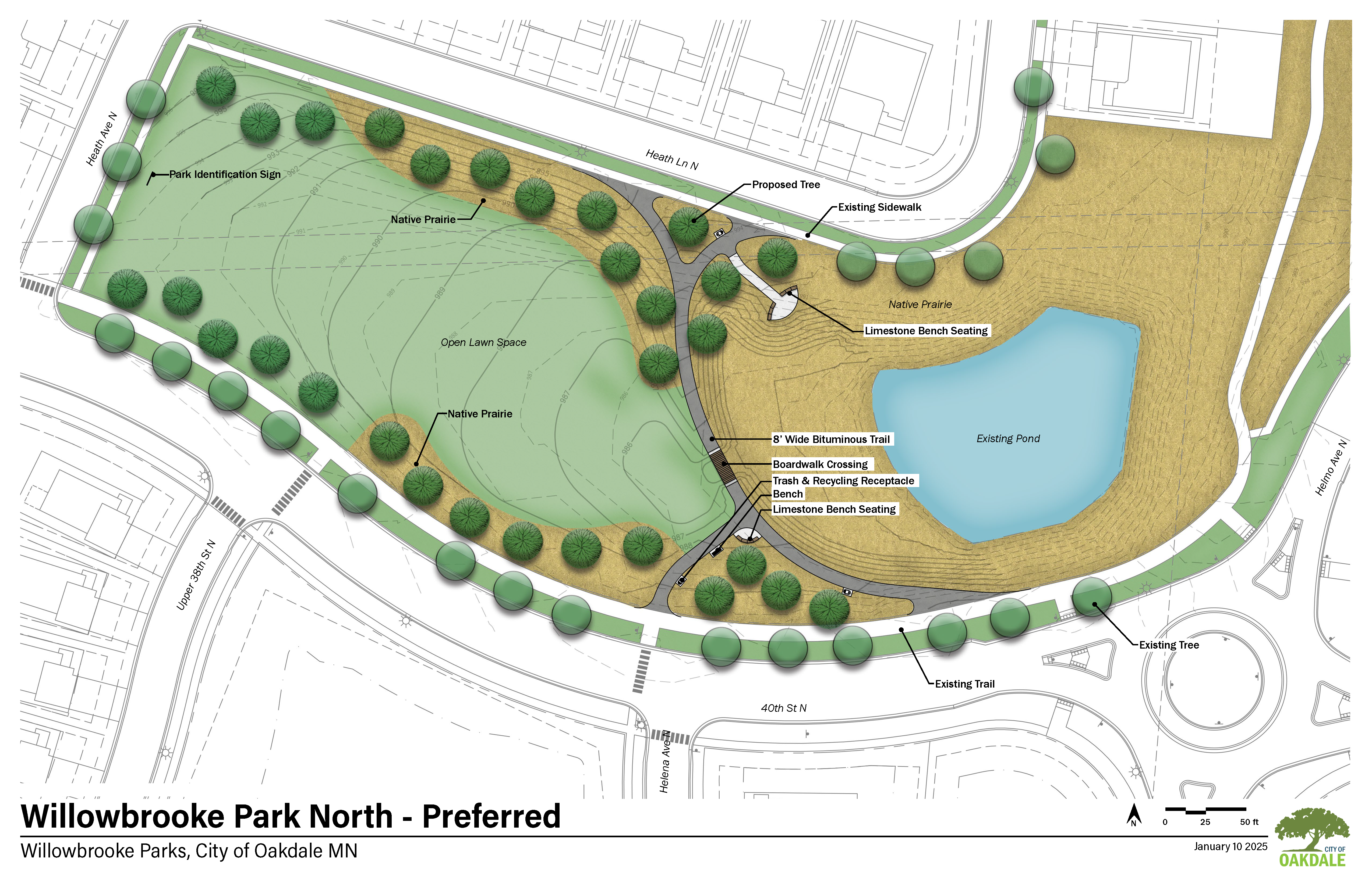 Concept map of a park 